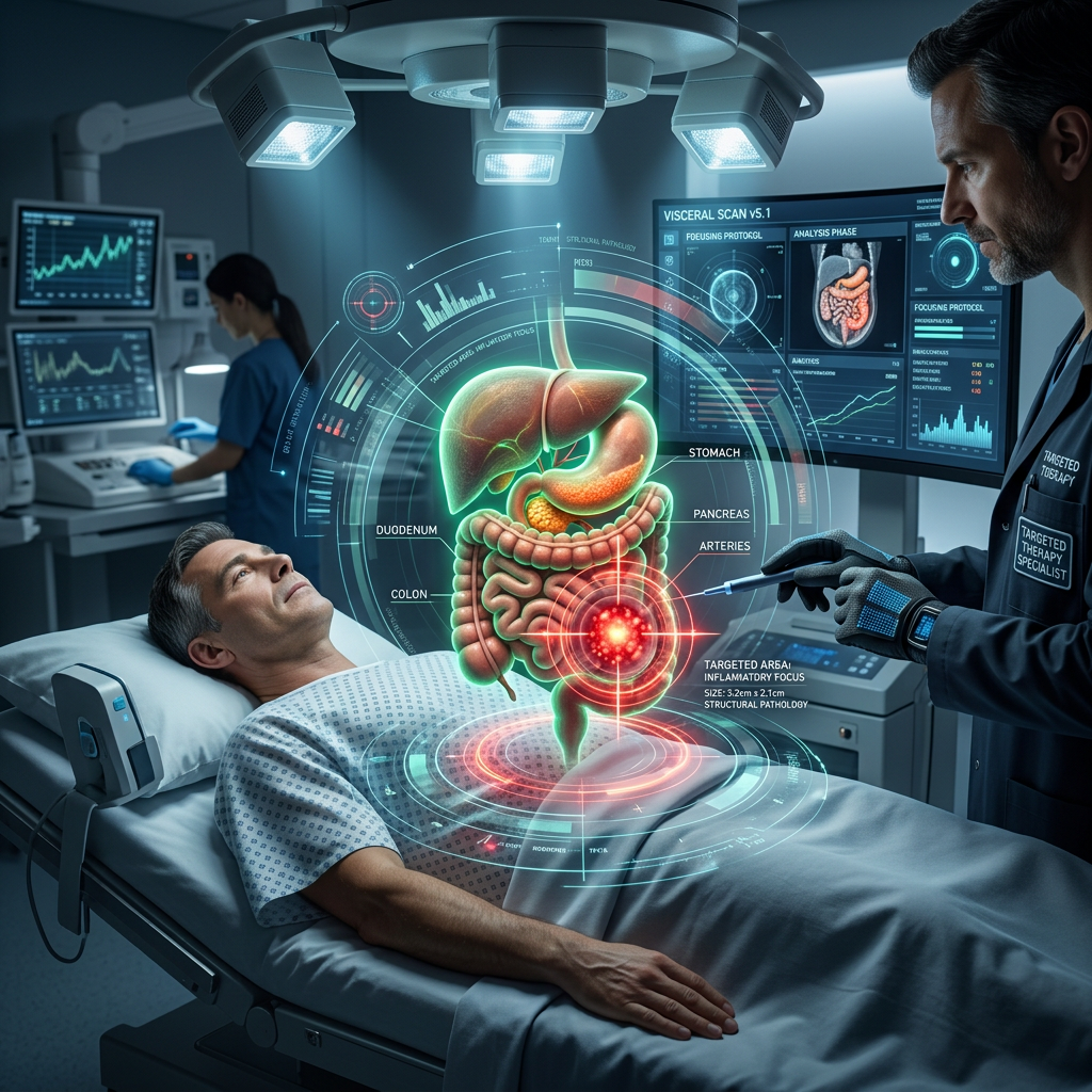 Structural and visceral target focus scene