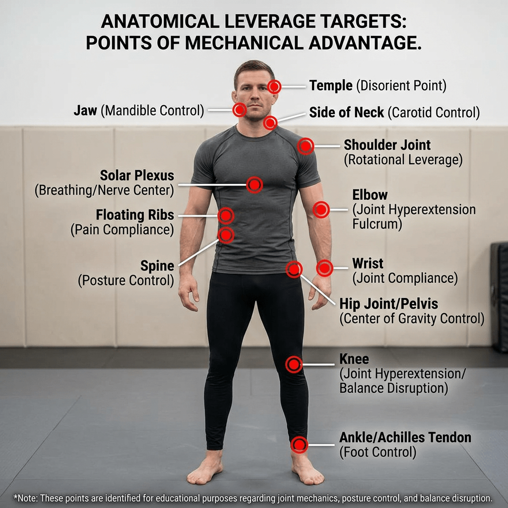 High-advantage anatomical leverage targets