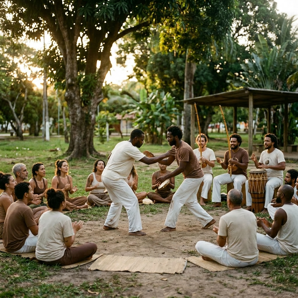 Capoeira Angola healing movement serene roda