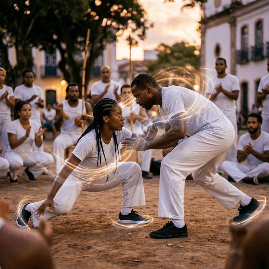 All white outfits, no belts, white socks black shoes